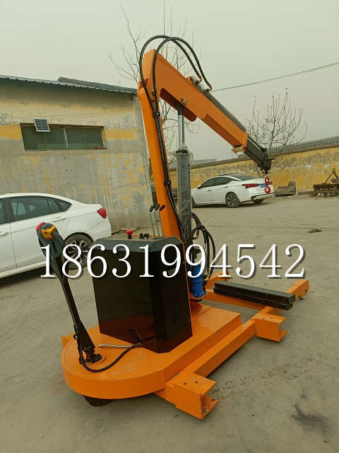 白银市自卸车厢随车吊 自制轮式四不像起重机 四驱平板吊 5吨 贵盛